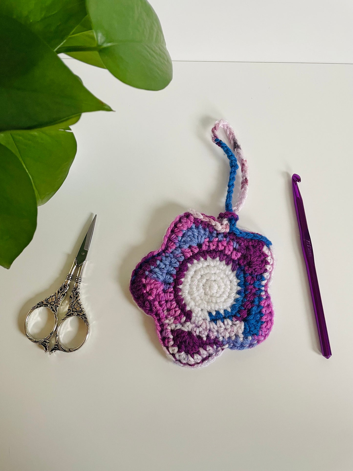 Good Vibes Crochet Pouch
