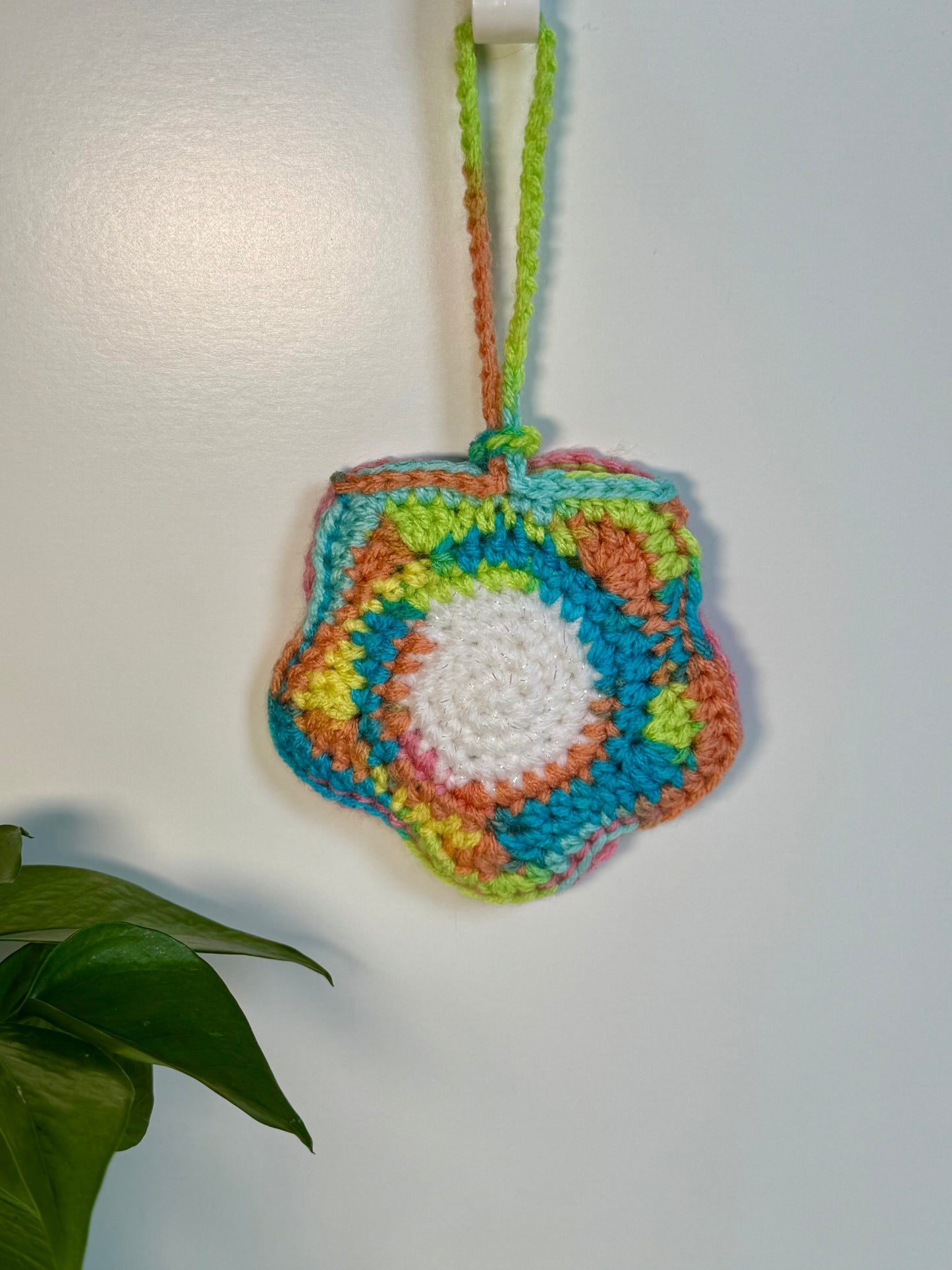 Good Vibes Crochet Pouch