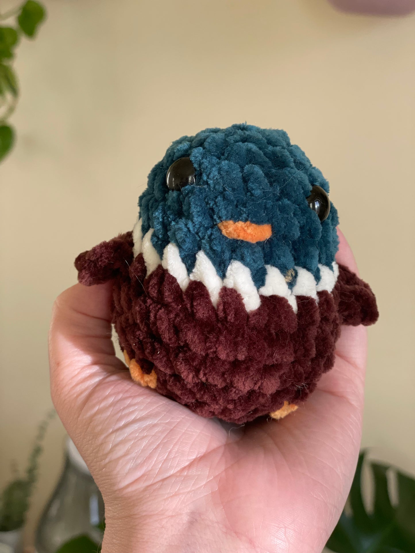 Derpy Duck Crochet Plush