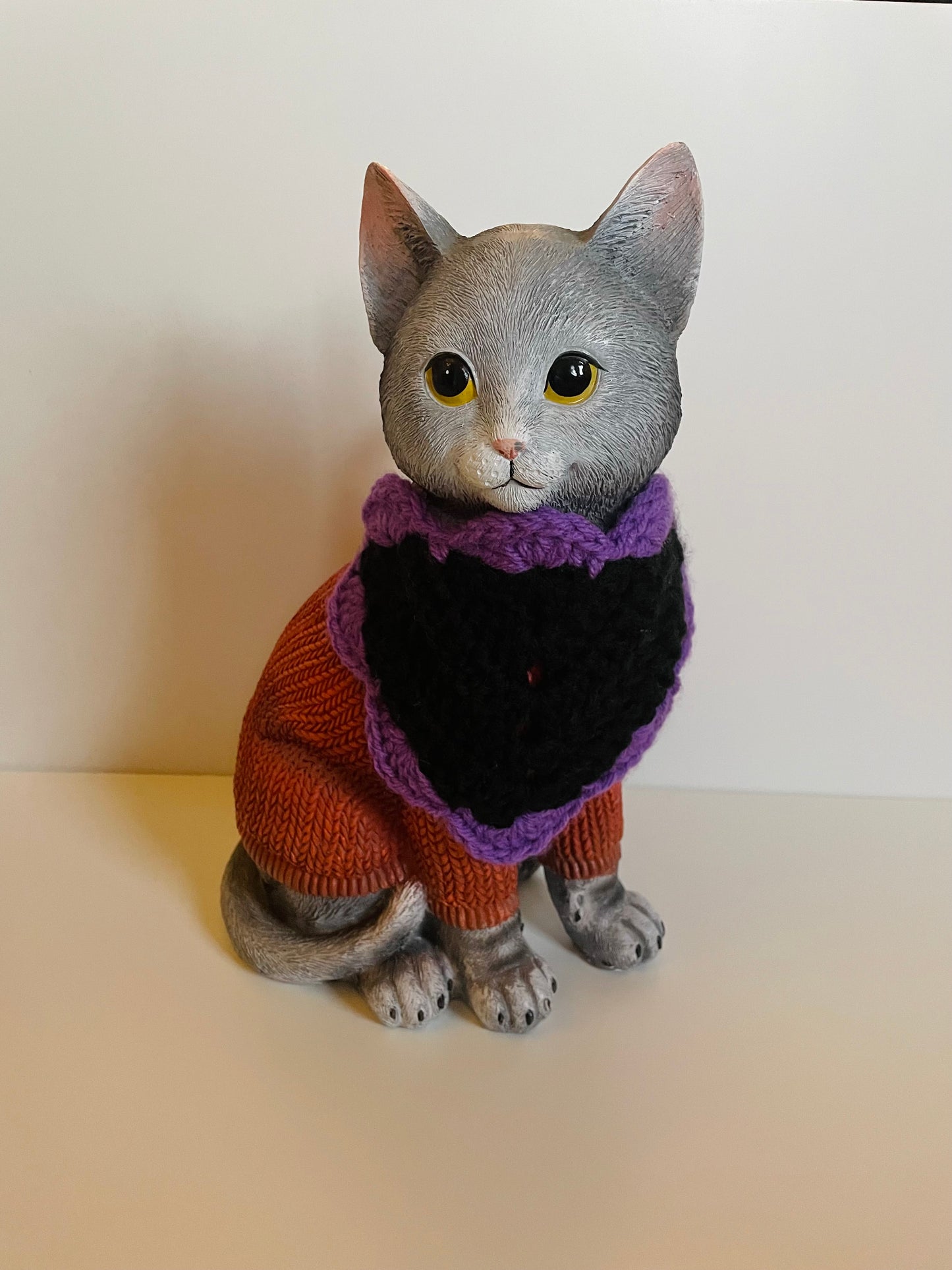 Halloween Crochet Pet Bandana- Small