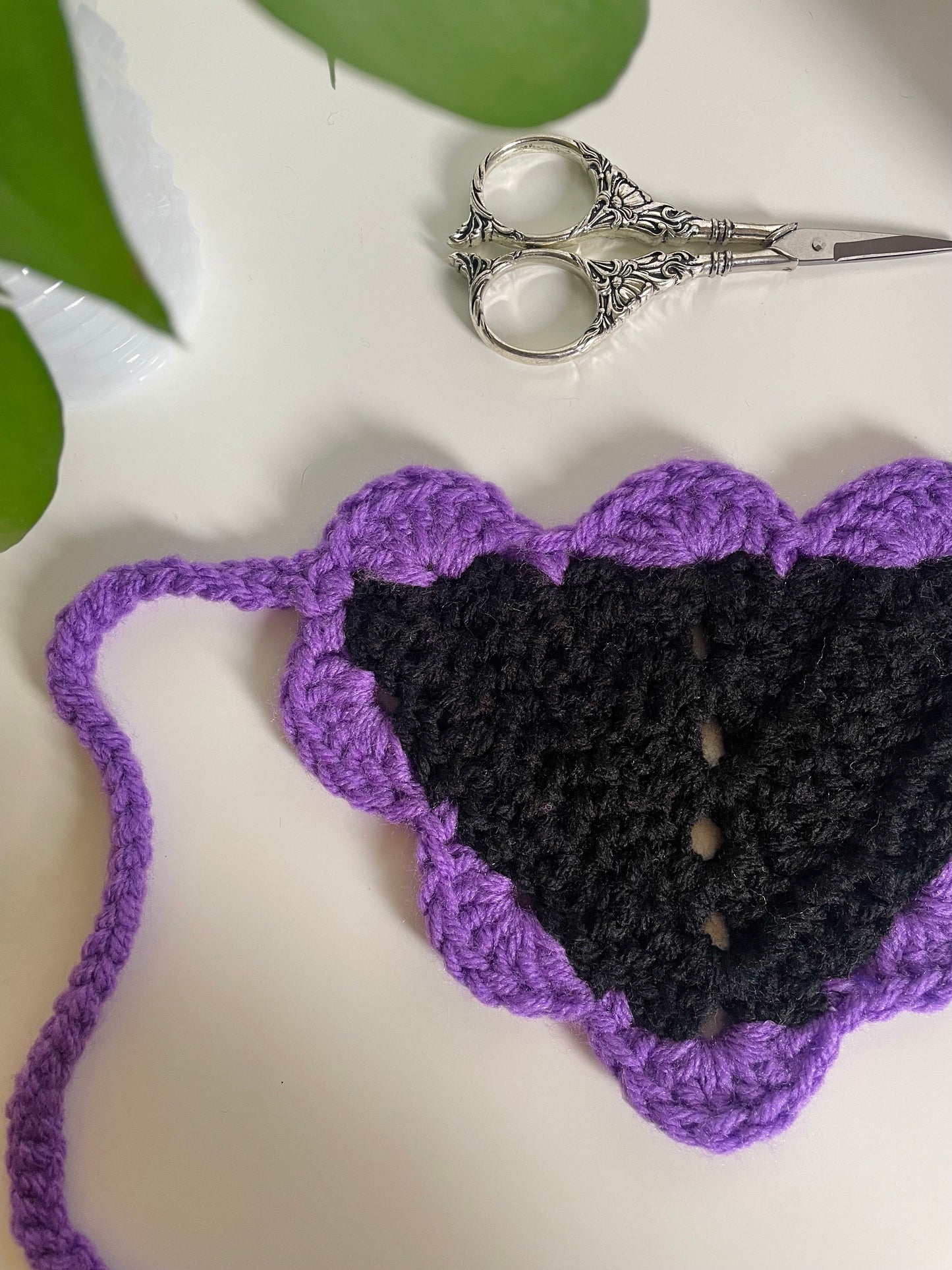 Halloween Crochet Pet Bandana- Small