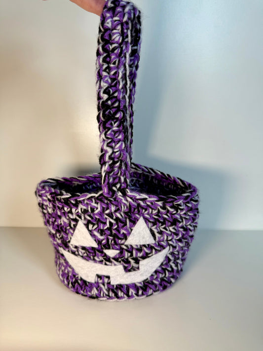 Trick or Treat Crochet Basket