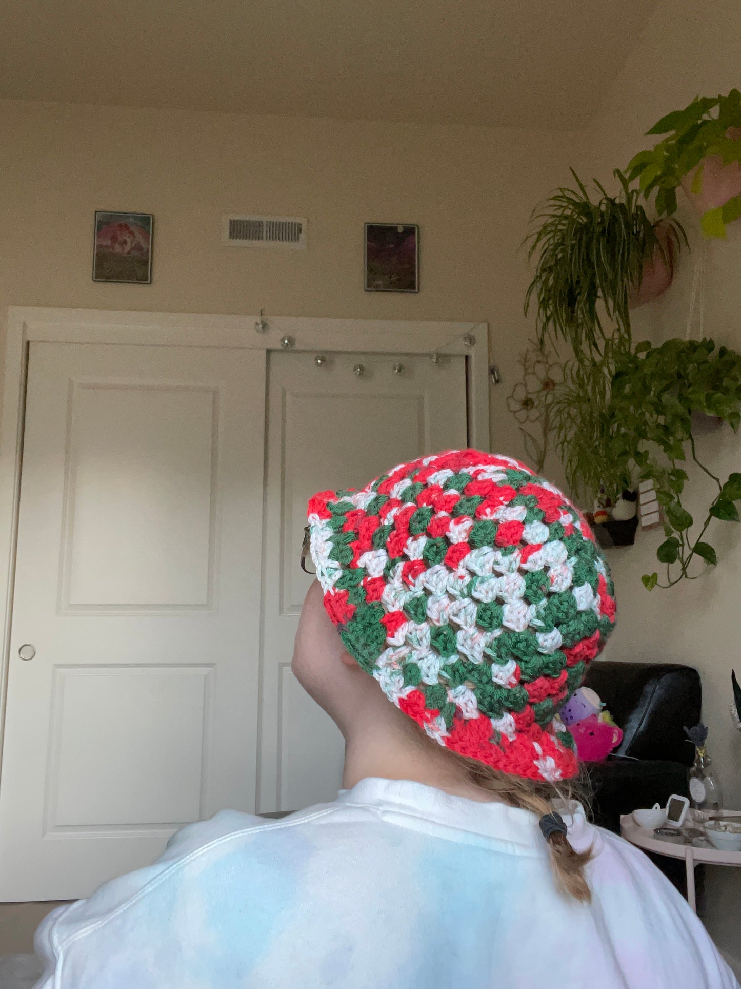 Custom: Granny Stitch Crochet Bucket Hat