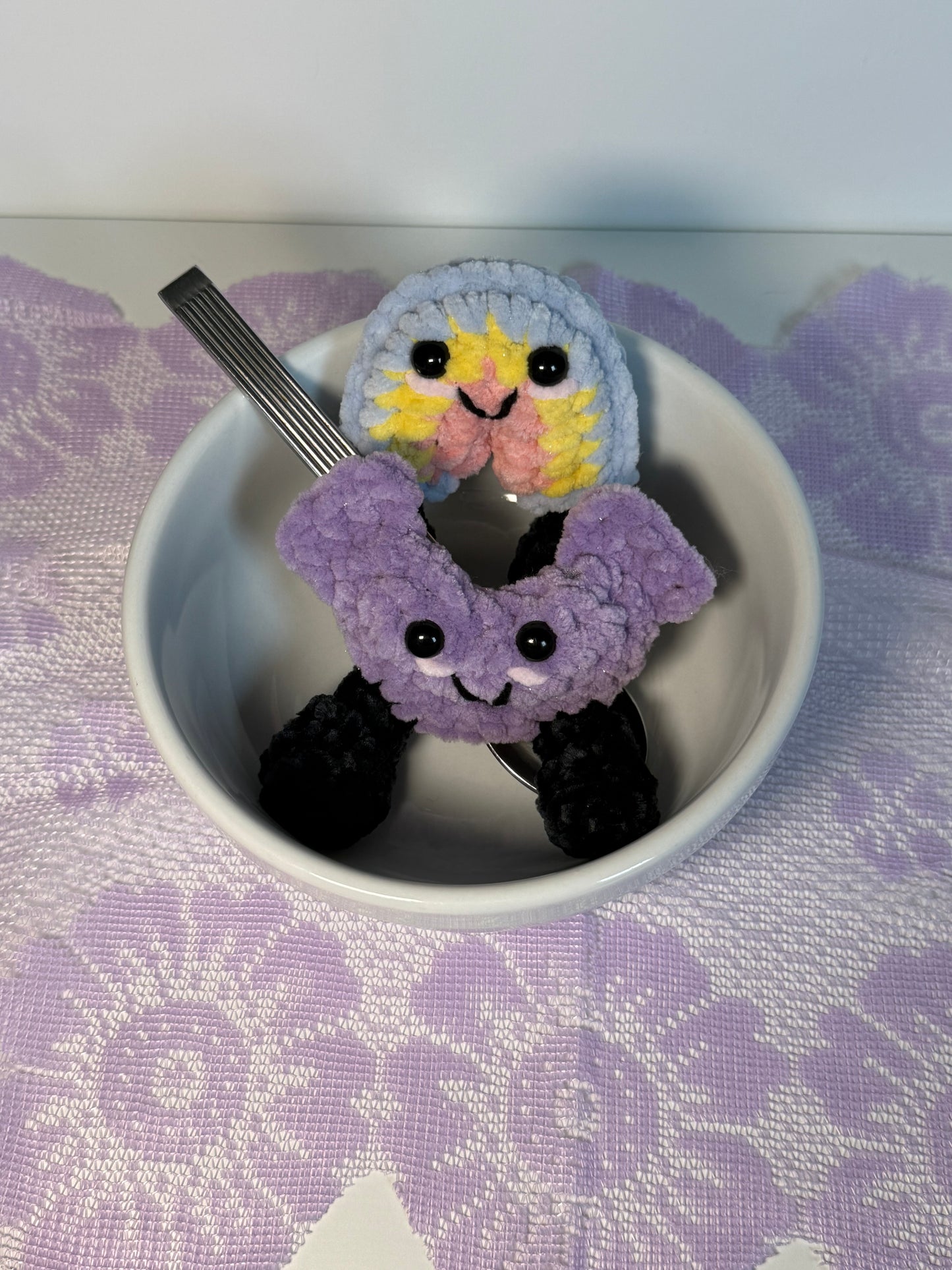 Marshmallow Cereal Charm Crochet Plush