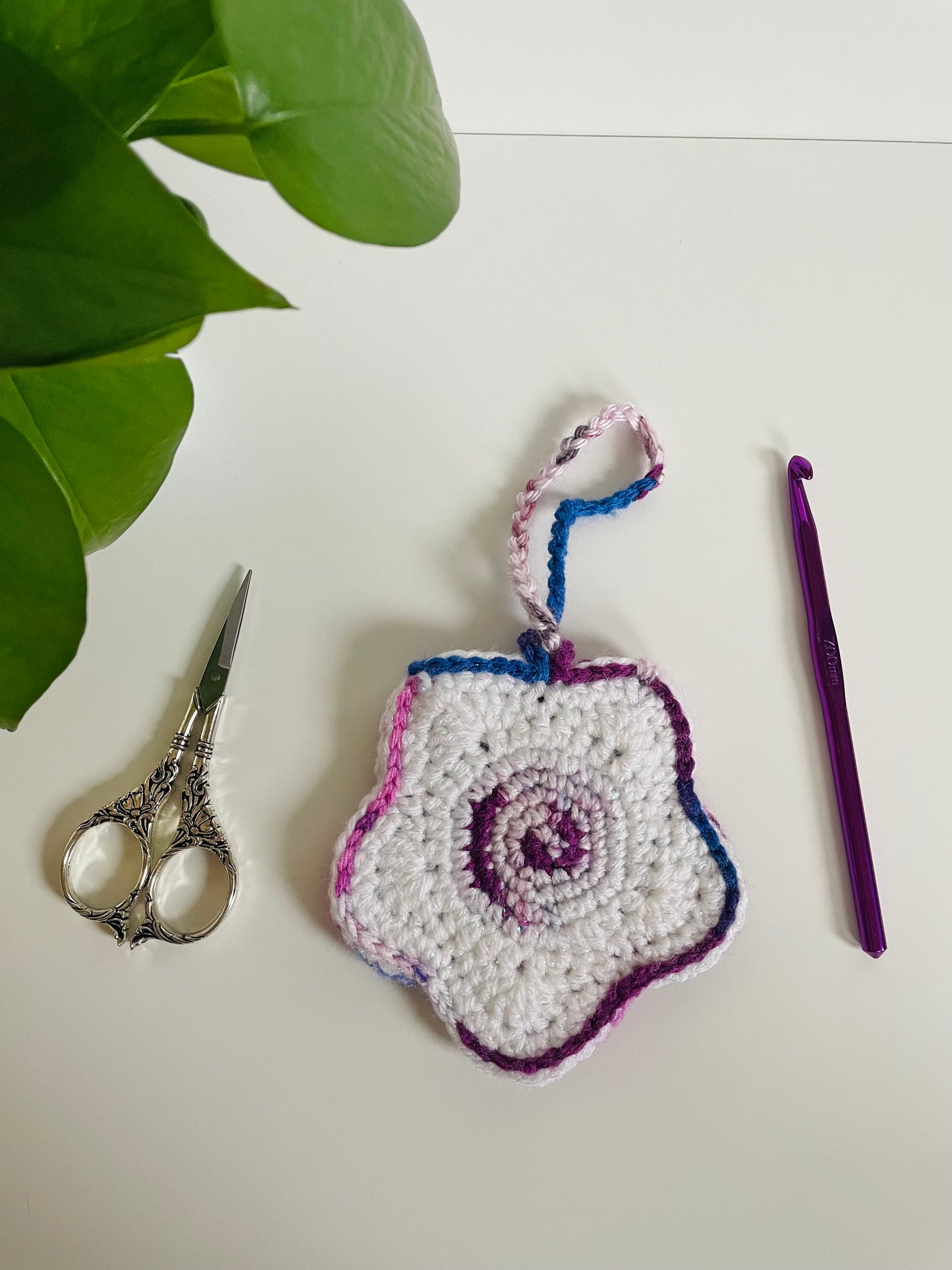 Good Vibes Crochet Pouch
