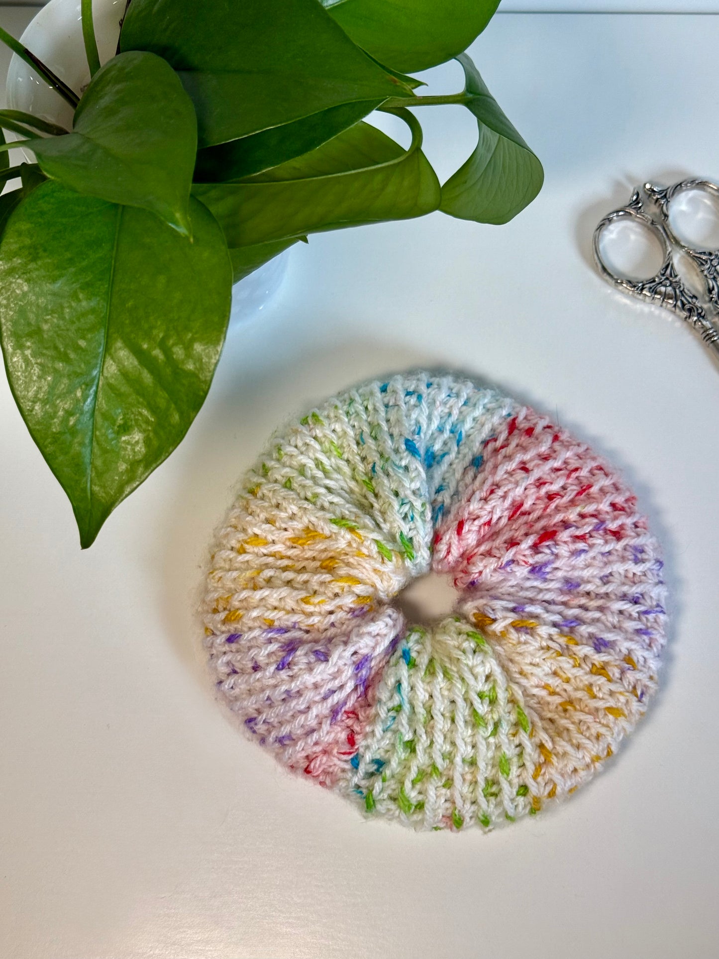 Spirited Crochet Scrunchie