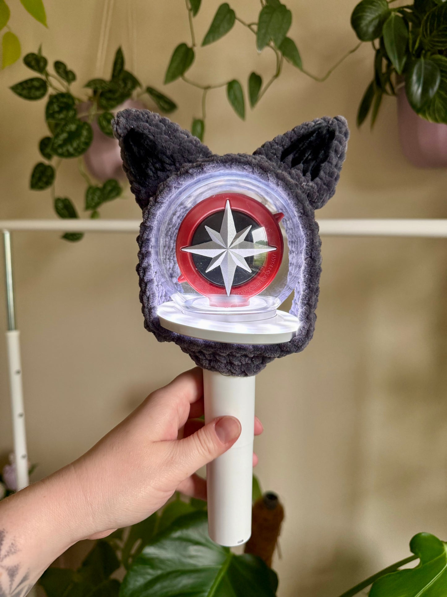 Custom: SKZOO Stray Kids Crochet Light Stick Cover