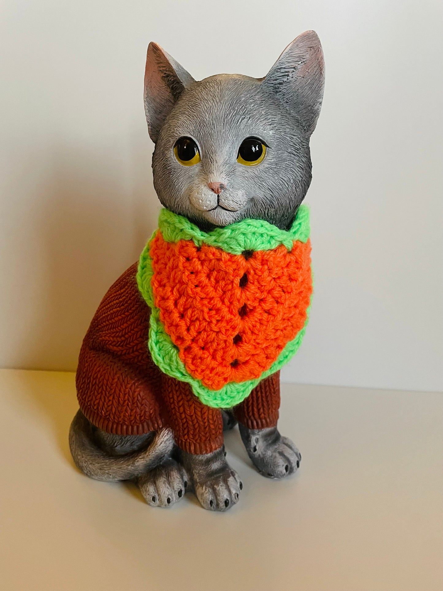 Halloween Crochet Pet Bandana- Small