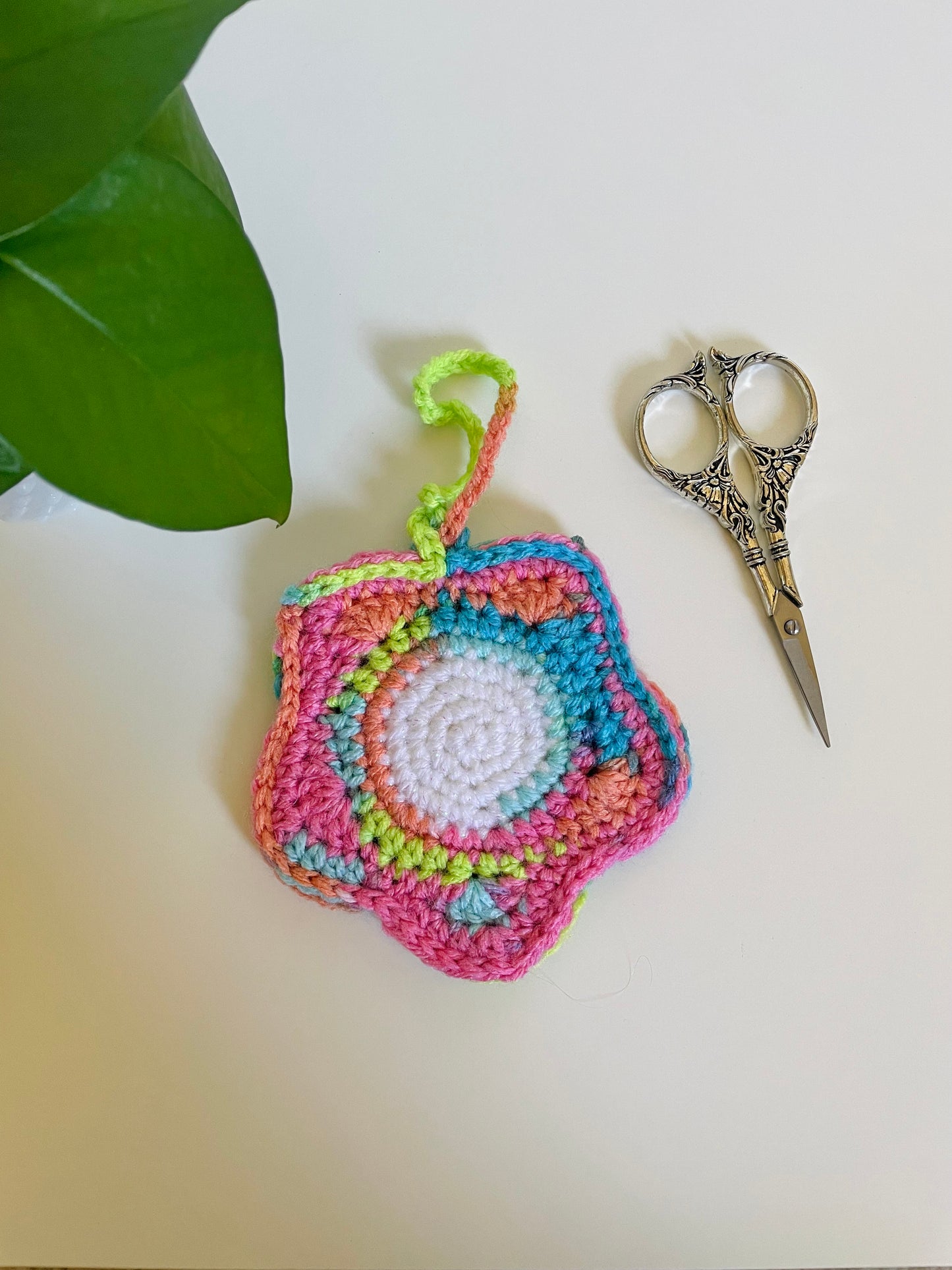 Good Vibes Crochet Pouch