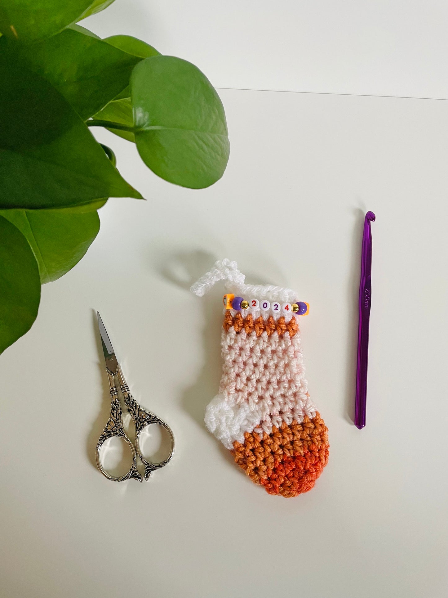 Pride Mini Stocking Crochet Ornament