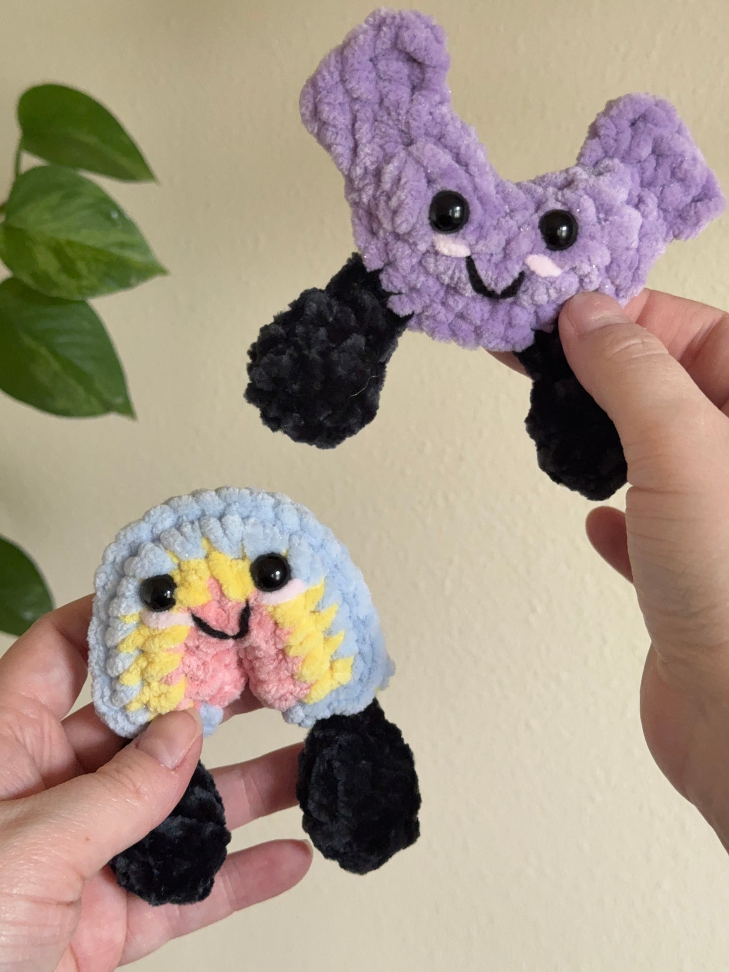Marshmallow Cereal Charm Crochet Plush