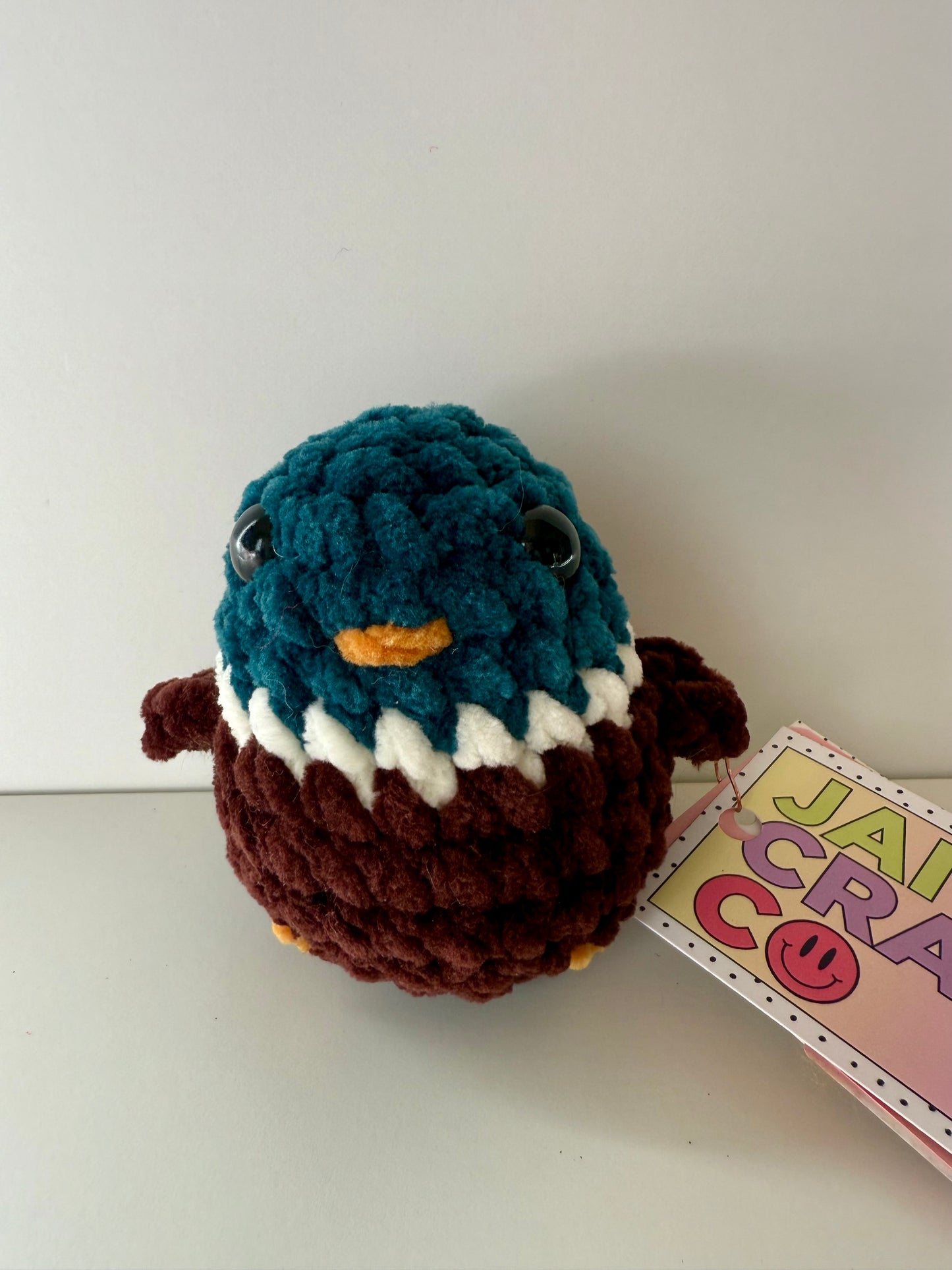 Derpy Duck Crochet Plush