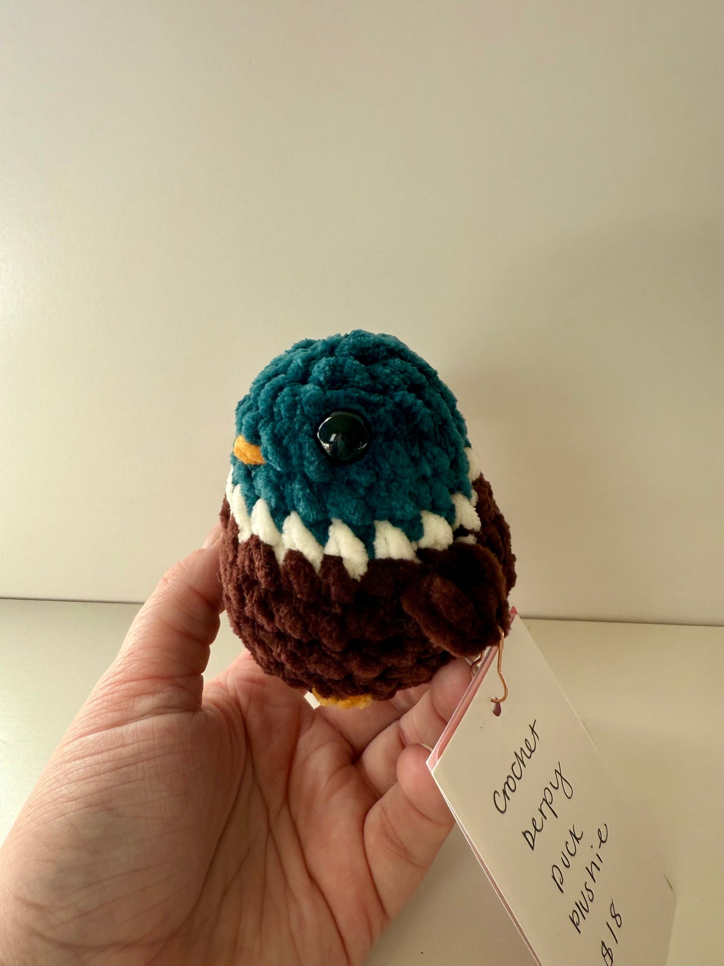 Derpy Duck Crochet Plush