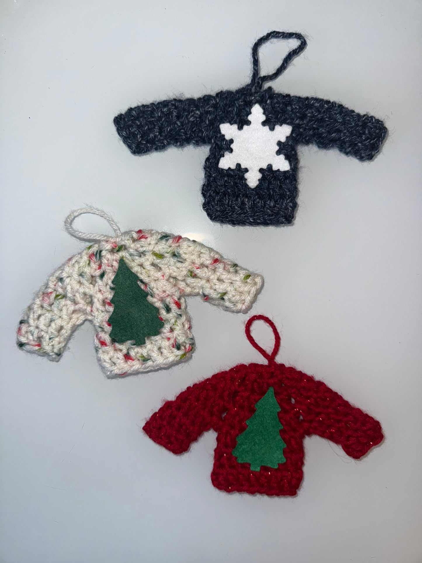 Christmas Sweater Crochet Ornament