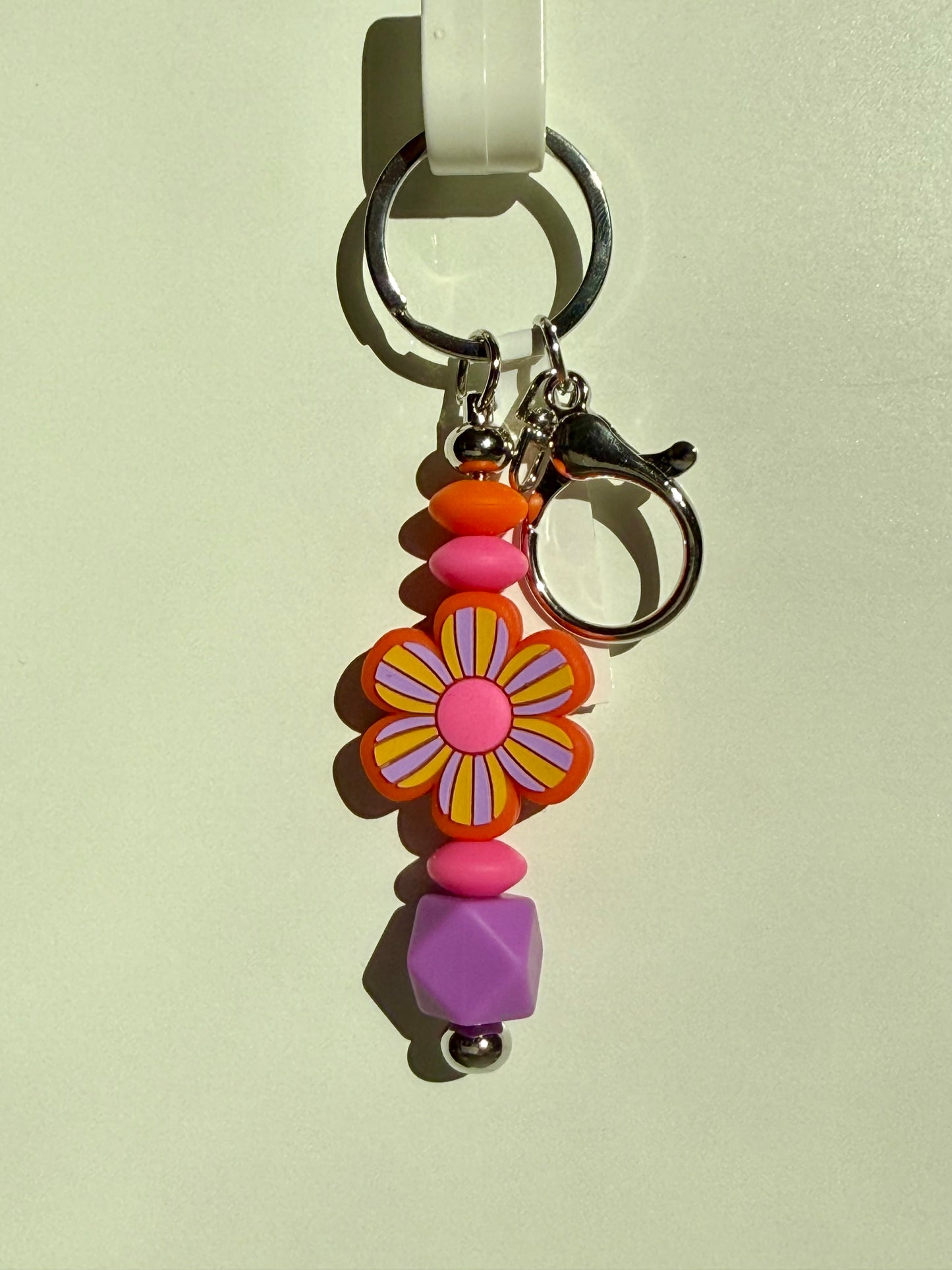 Silicone Bead Keychain
