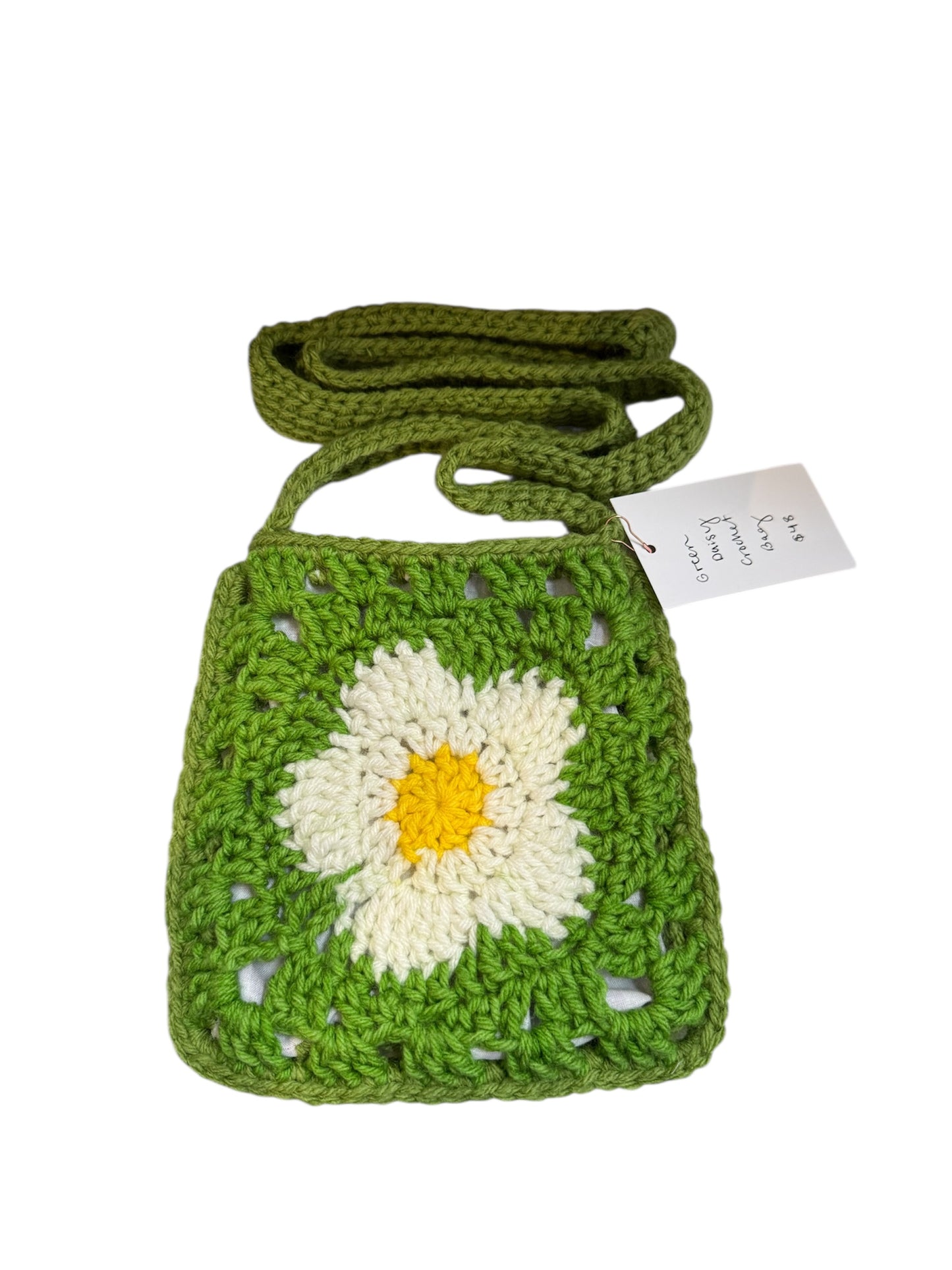 Daisy Crochet Crossbody Bag