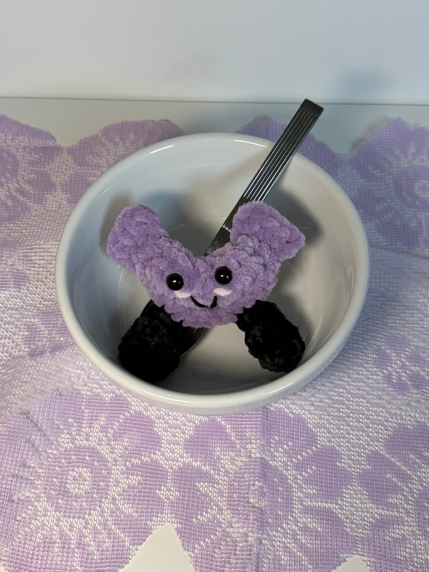 Marshmallow Cereal Charm Crochet Plush