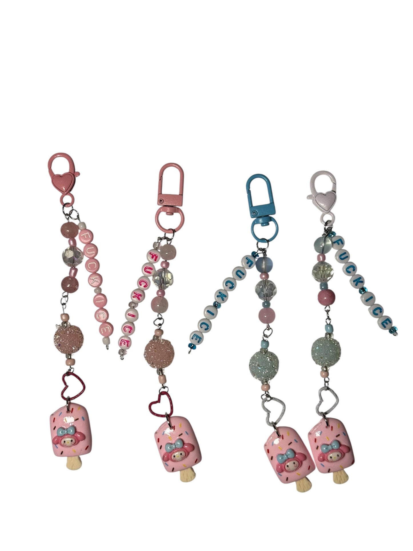 Sanrio Popsicle Fuck Ice Keychain