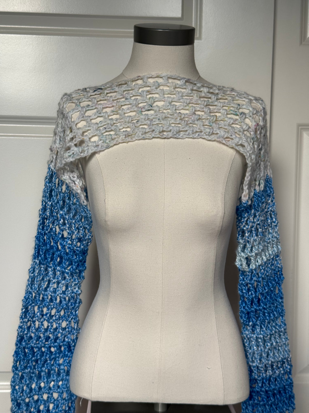 Custom: Mesh Stitch Crochet Shrug