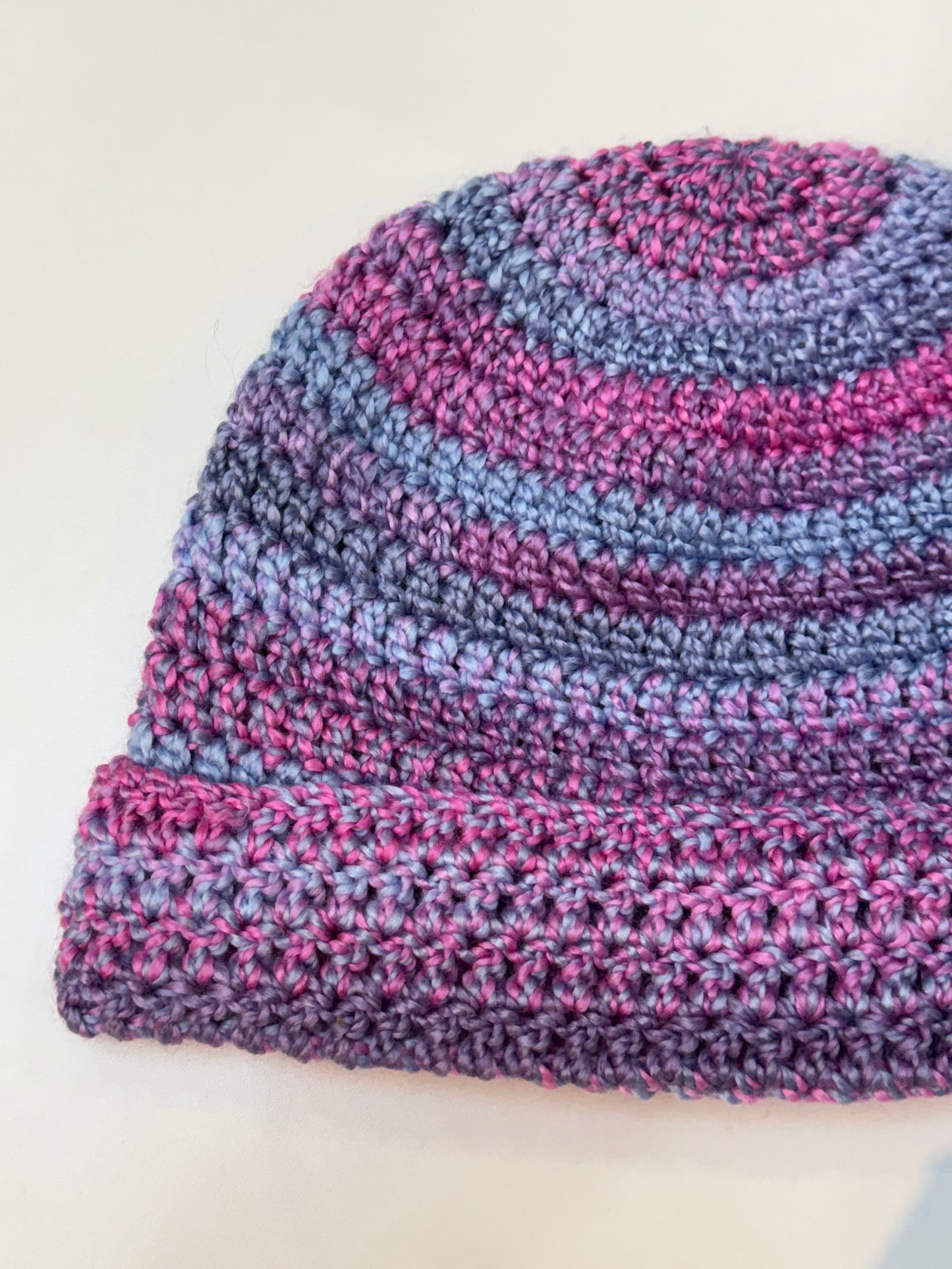 Jubilee Crochet Beanie- Cotton Candy
