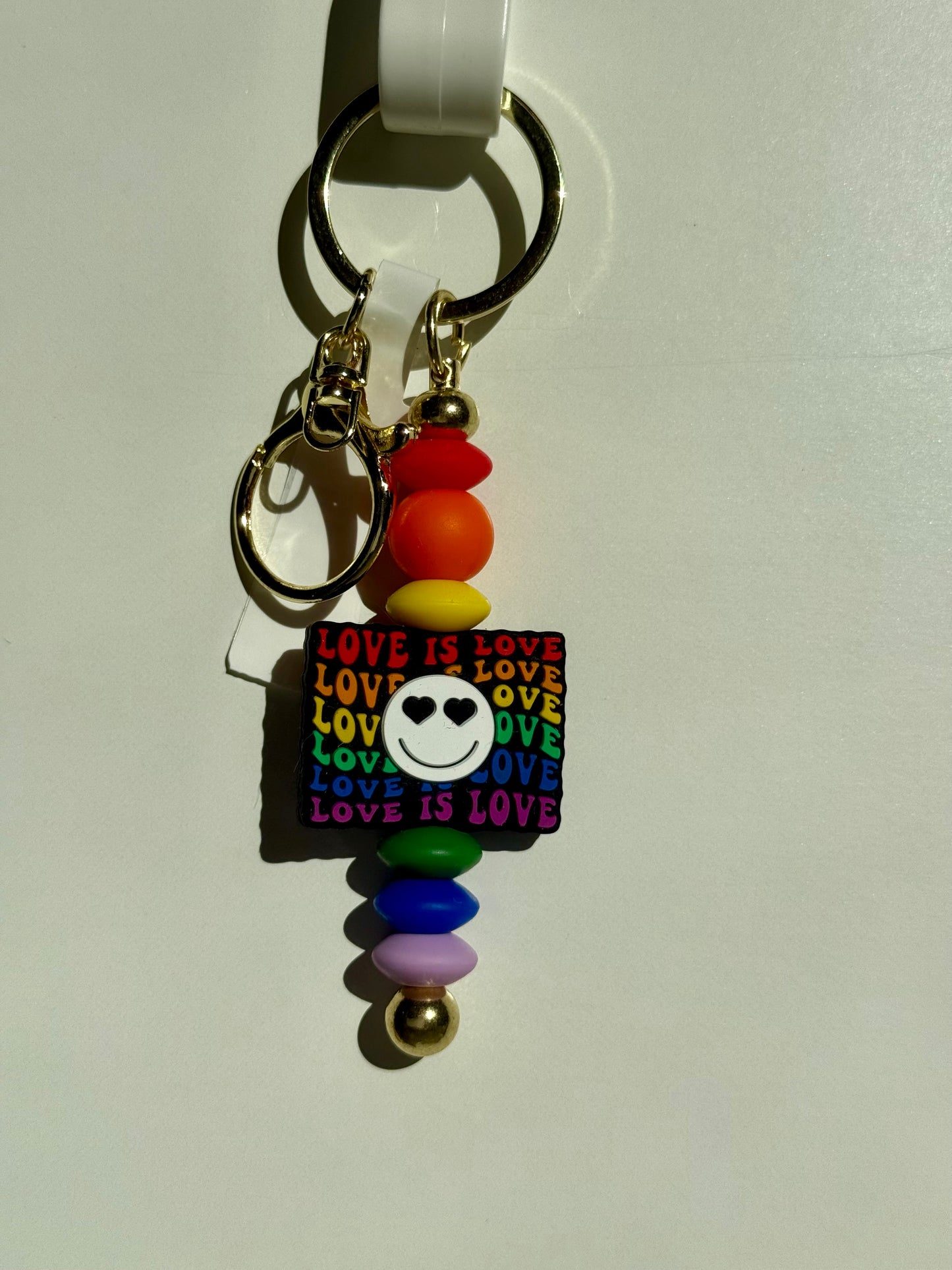 Silicone Bead Keychain