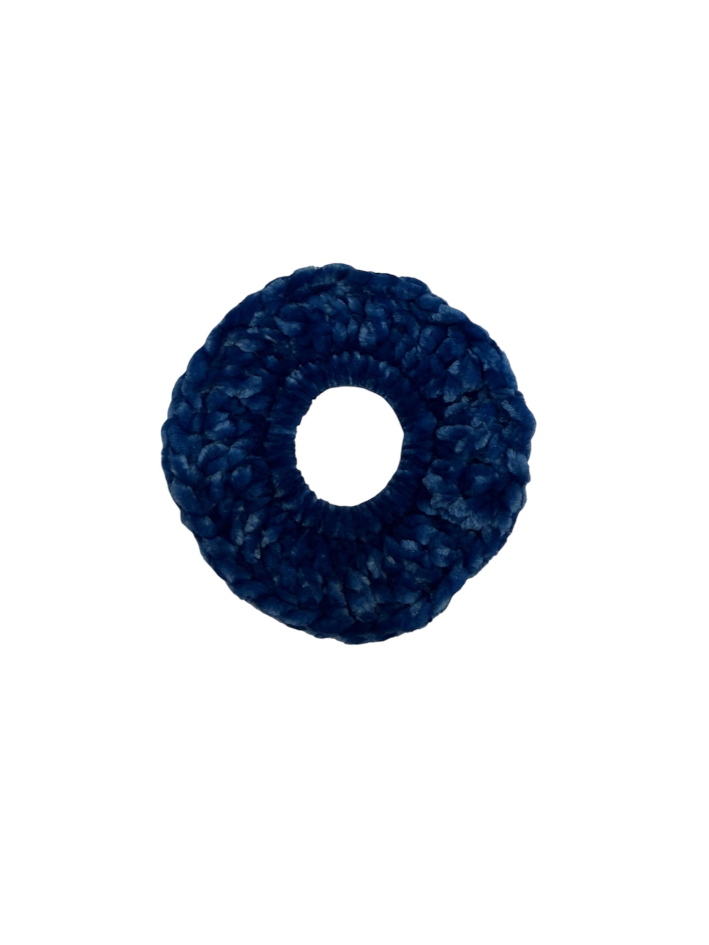 Velvet Crochet Hair Scrunchie