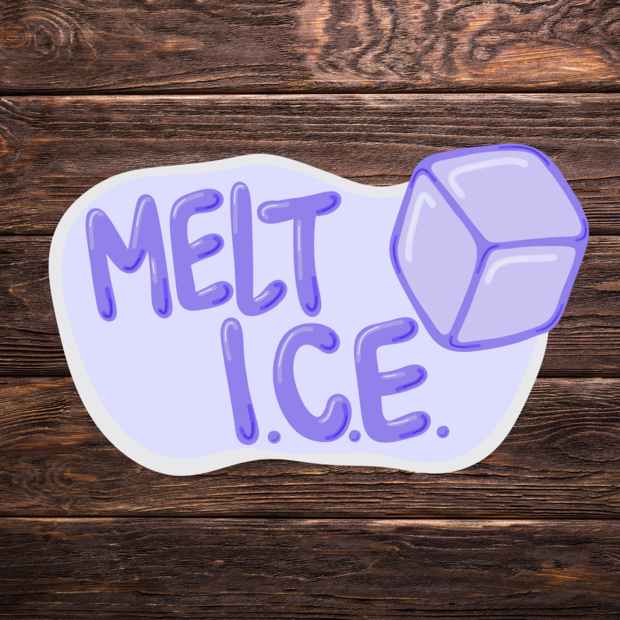 Melt ICE Sticker