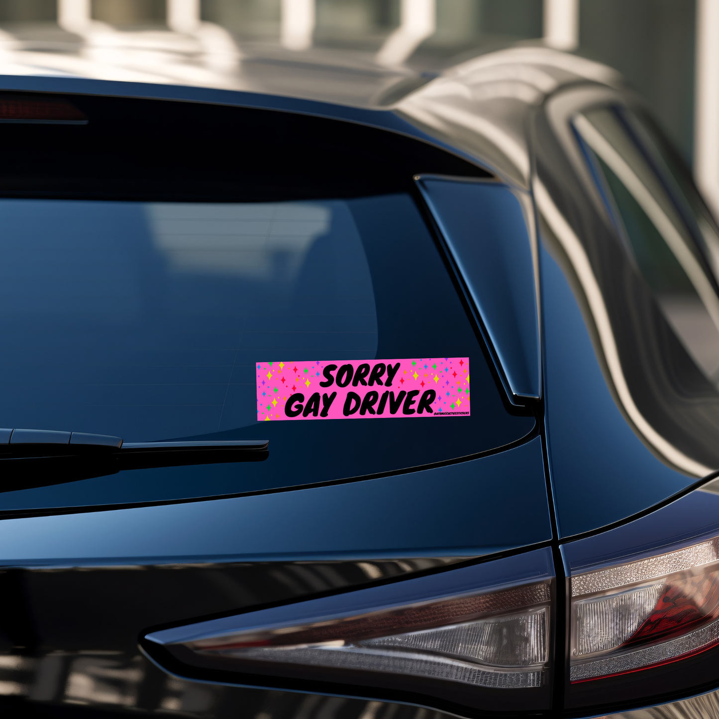 Sorry Gay Driver Bumper Sticker