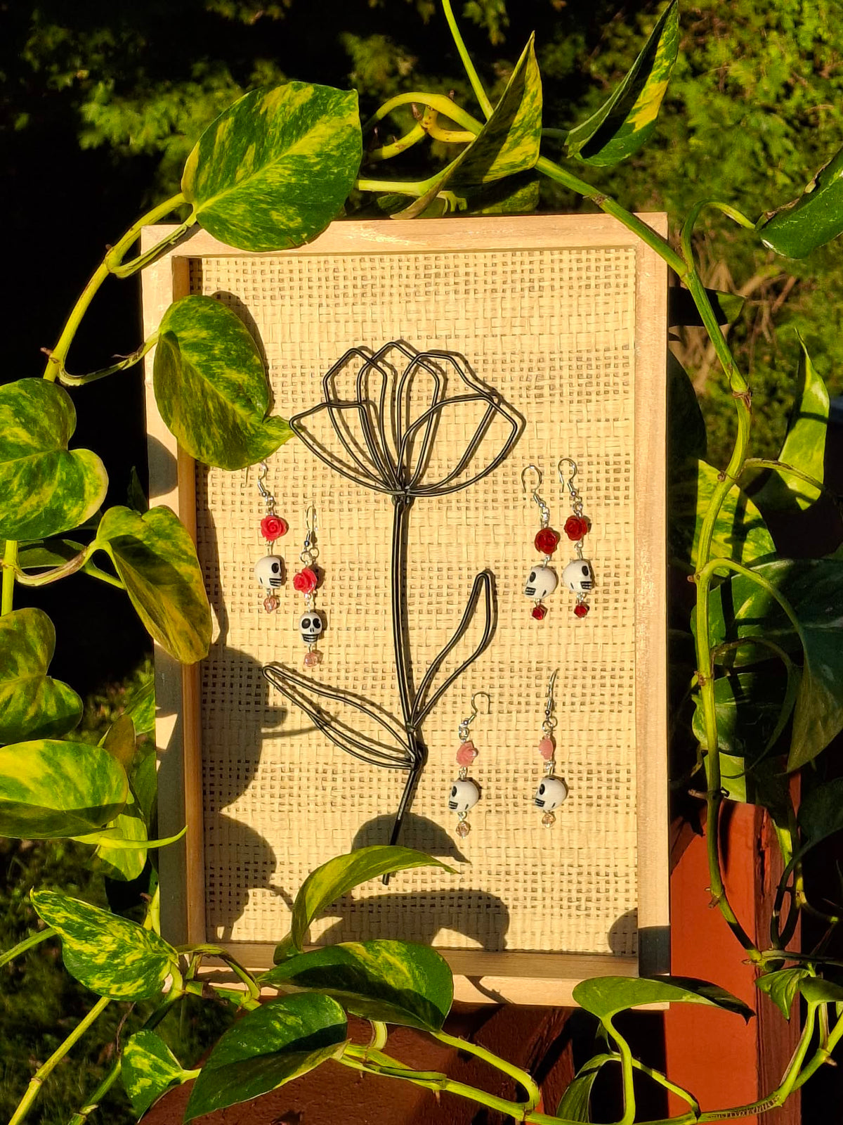Skull & Roses Earrings