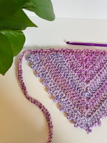 Gather Crochet Hair Bandana