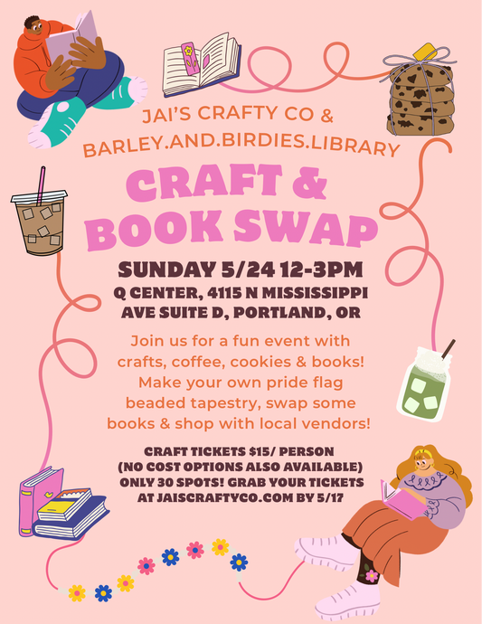 5/24 Pride Flag Beaded Tapestry Craft Ticket