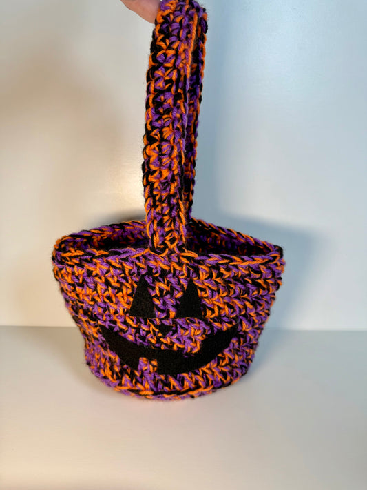 Trick or Treat Crochet Basket