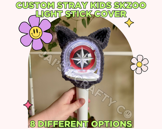 Custom: SKZOO Stray Kids Crochet Light Stick Cover