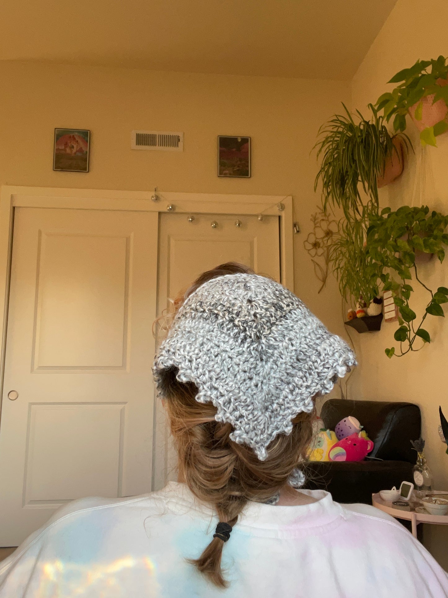 Gather Crochet Hair Bandana