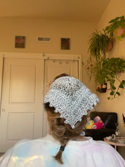 Gather Crochet Hair Bandana