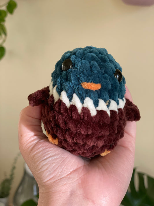 Derpy Duck Crochet Plush