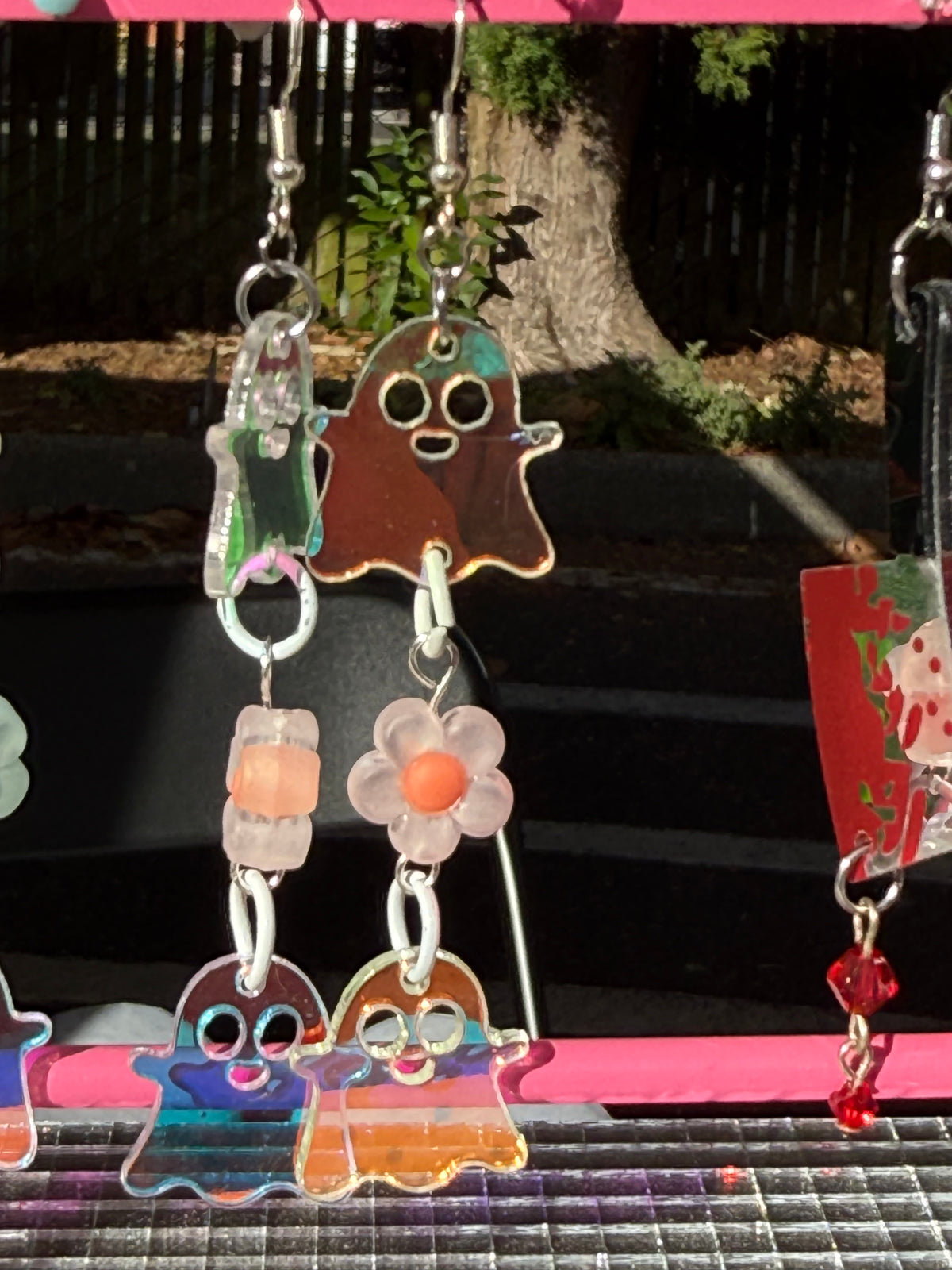 Groovy Ghost Earrings