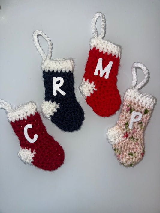 Christmas Stocking Crochet Ornament
