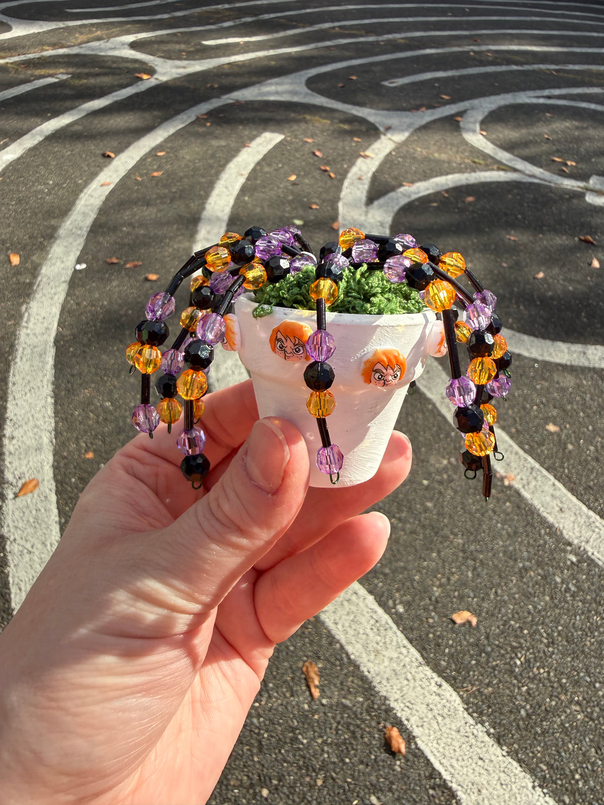 Halloween Beaded Plant
