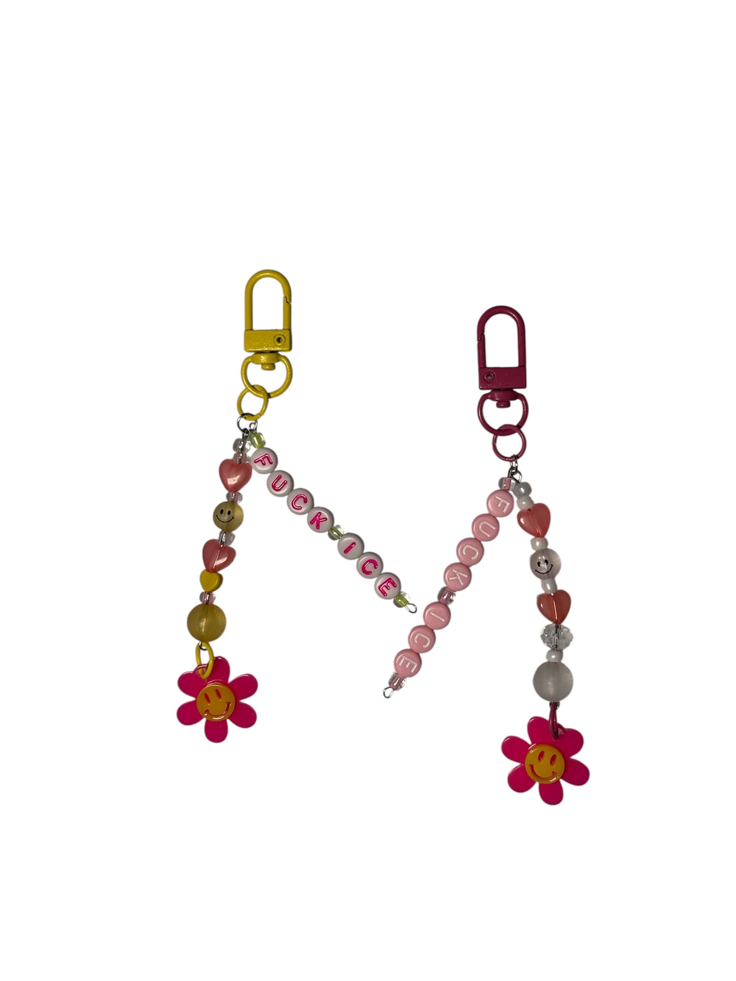 Happy Flower Fuck Ice Keychain