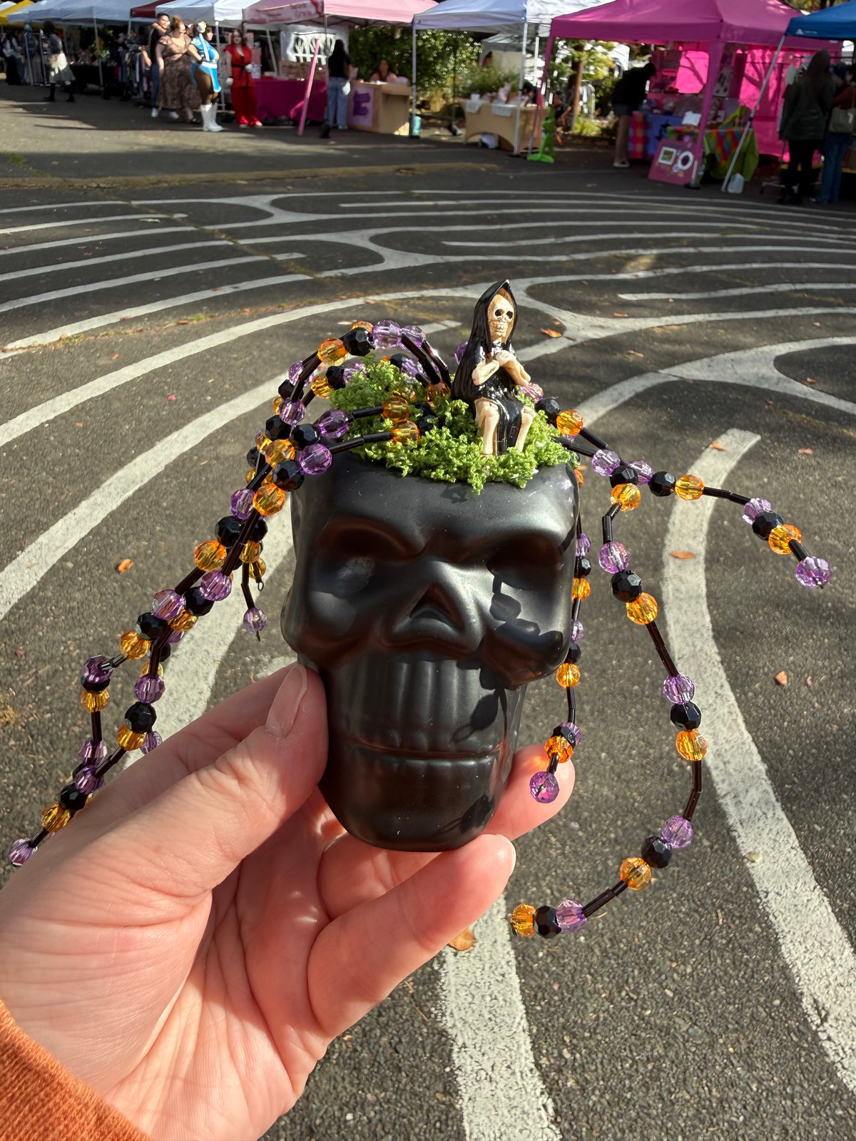 Halloween Beaded Plant