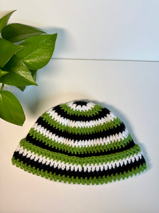Striped Crochet Beanie