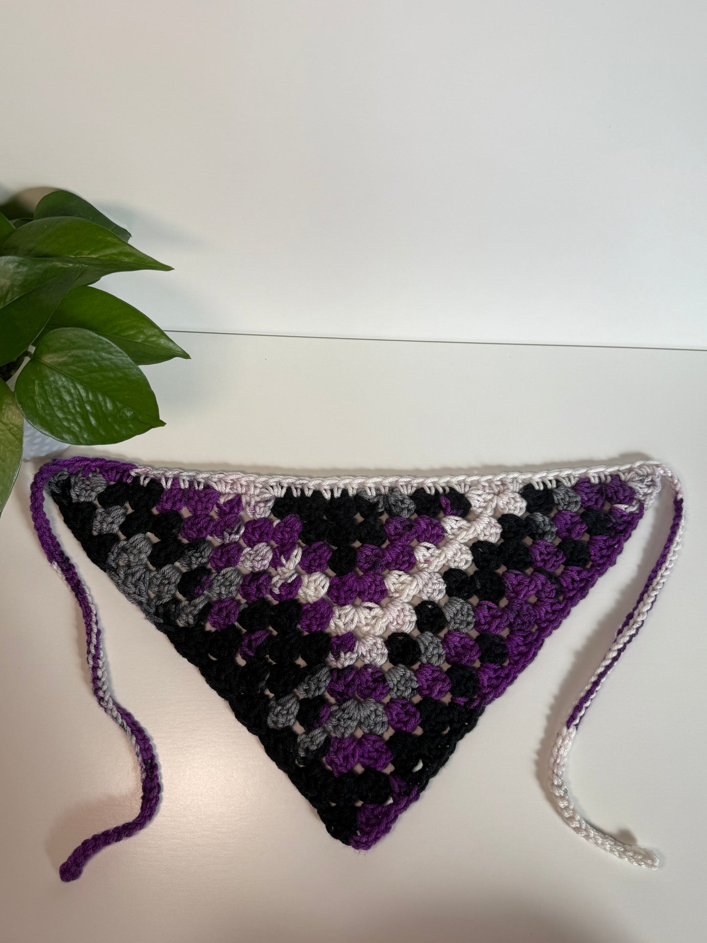 Custom: Pride Granny Stitch Crochet Hair Bandana