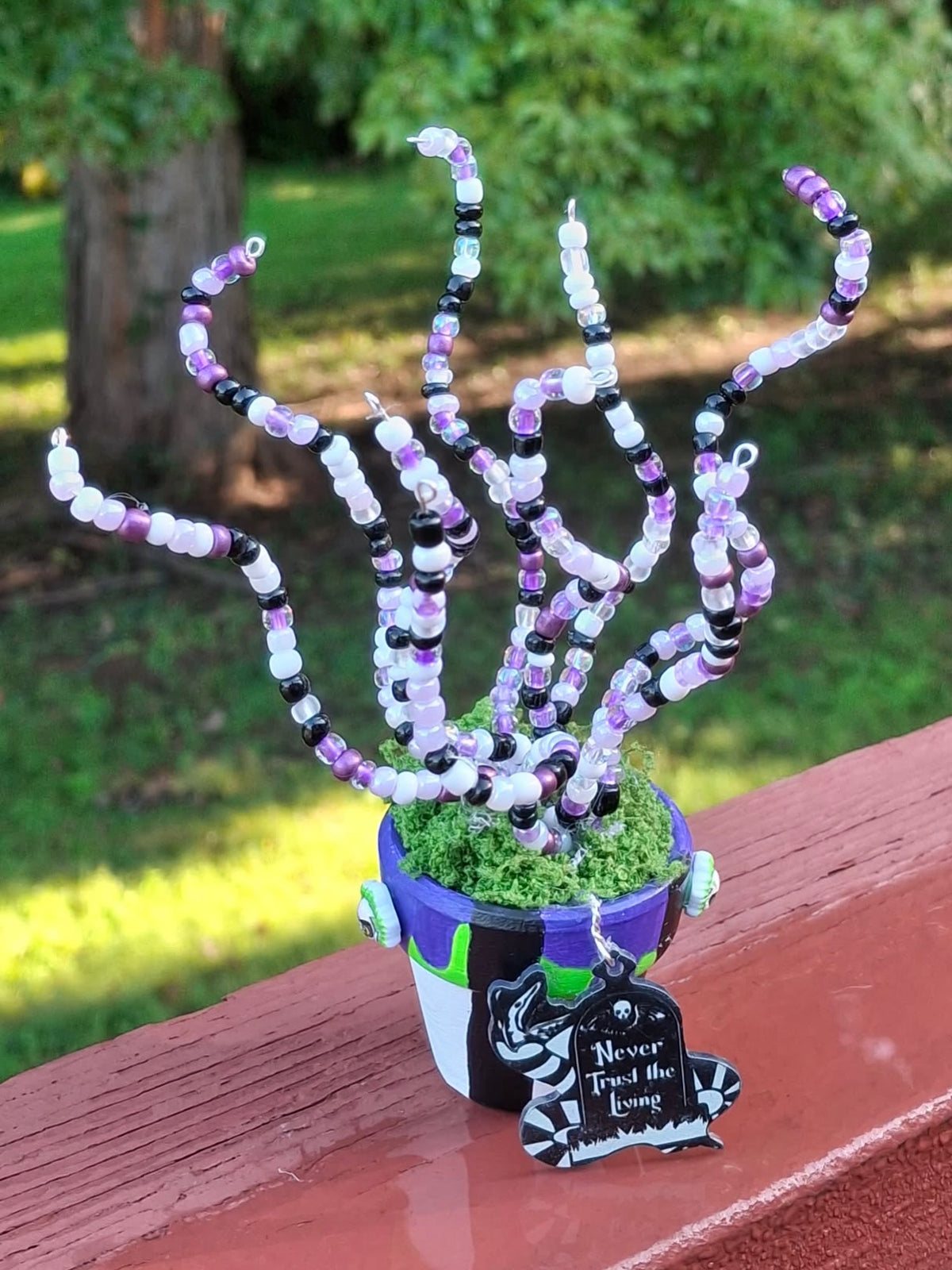 Halloween Beaded Plant