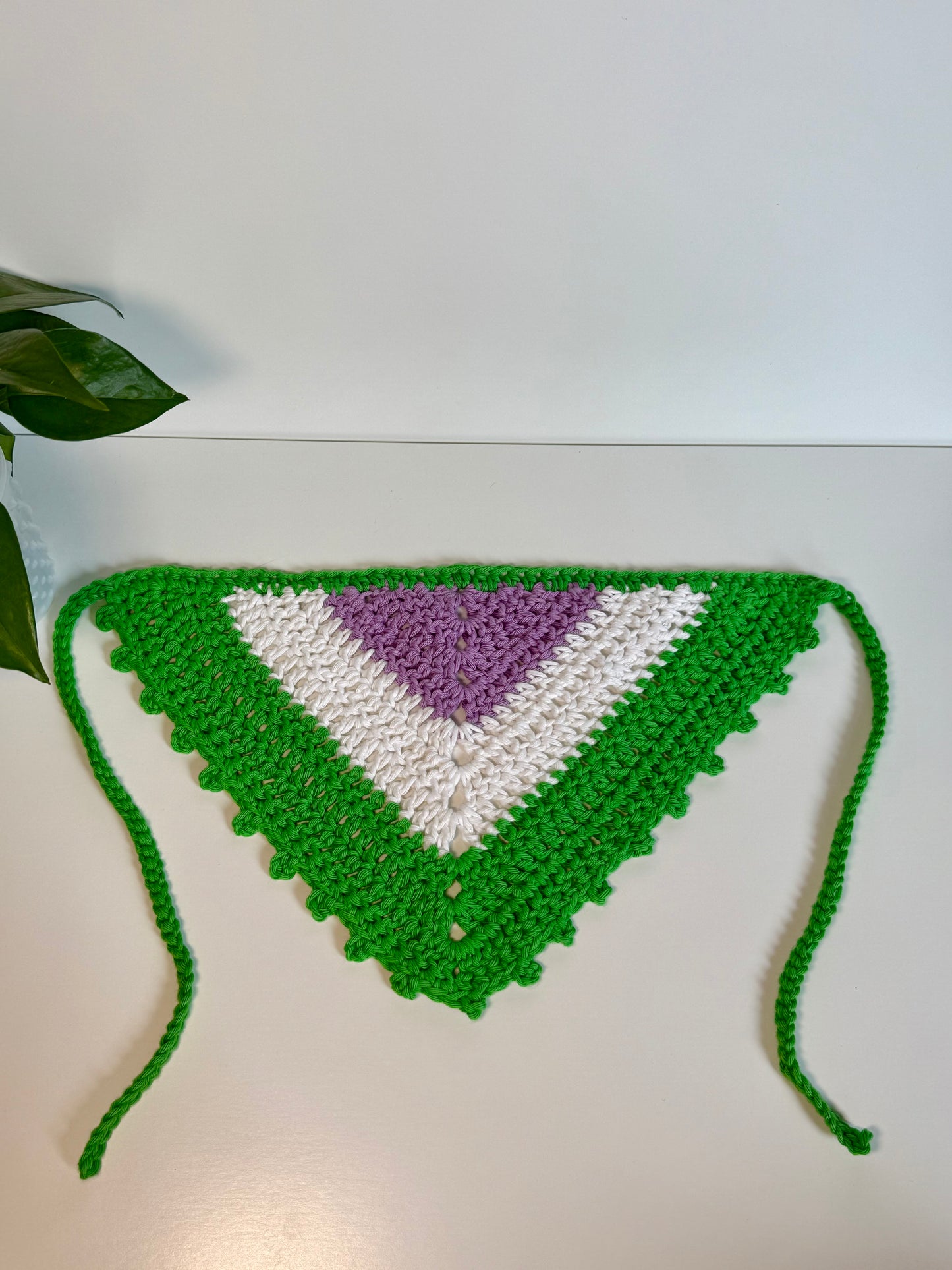 Custom: Pride Flag Crochet Hair Bandana