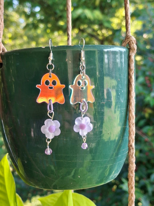Groovy Ghost Earrings