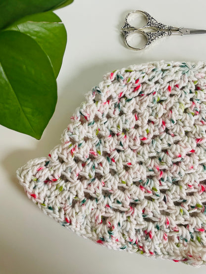 Custom: Granny Stitch Crochet Bucket Hat