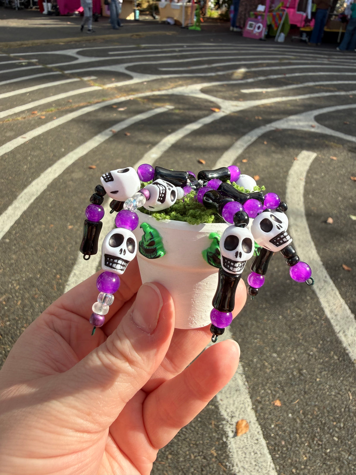 Halloween Beaded Plant
