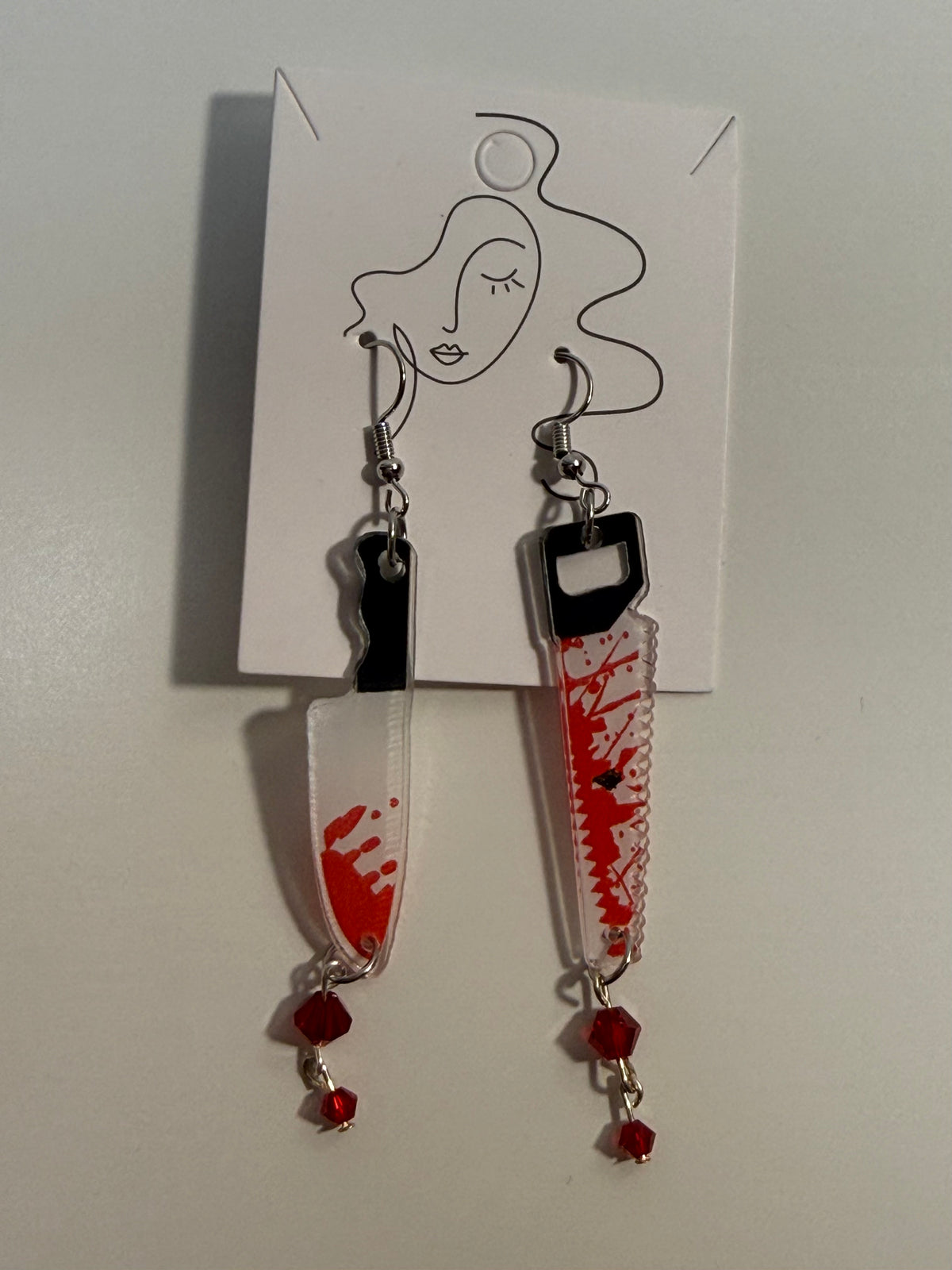 Bloody Knife Earrings