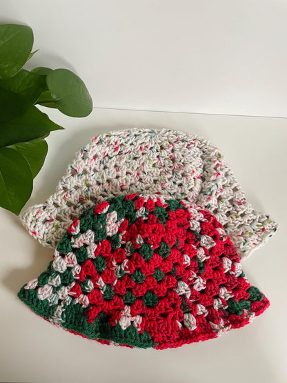 Custom: Granny Stitch Crochet Bucket Hat